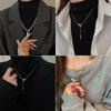 Simple Design Sweater Necklace Women's High-end Long Necklace Niche Temperament Double-layer Sweater Chain Jewelry