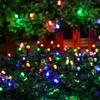 Outdoor Solar Lamp 5/7/12/22M Fairy Icicle LED Light String Garden Summer Solar Garland for Camping Wedding Party Decoration