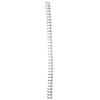 100PCS 6.4mm White   Size 34 Teeth 3:1 Double   Wires Binding Wire Calendar Binding Iron