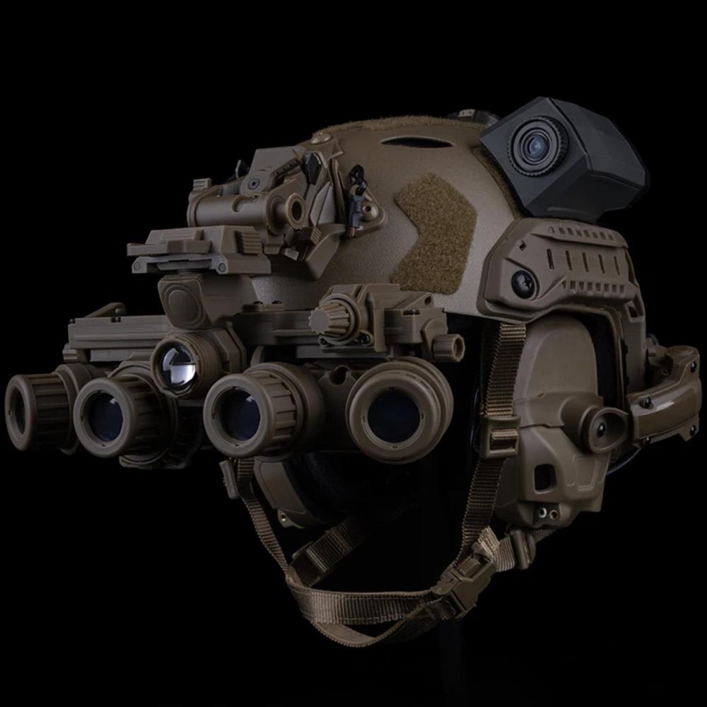 Tactical GPNVG18 Binocular Night Vision Model Thermal Fusion Version Airsoft Helmet Mount Decoration Accessories Props