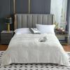 Multi-Functional Plush Jacquard Coral Fleece Blanket - Solid Color, Customizable for Office or Home Use