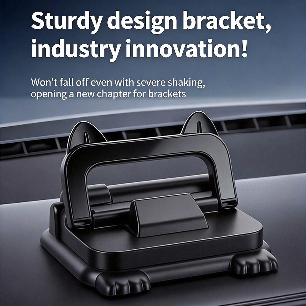 2-in-1 Car Phone Mount Non-Slip Cellphone Mount Foldable Vehicle Mount  for Car Use