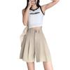 Women's High-Waisted Pleated Wide-Leg Shorts - 2024 Spring/Autumn Collection