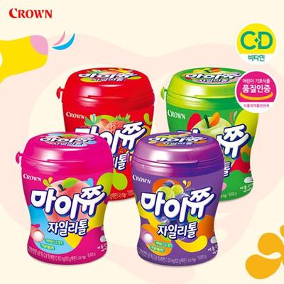 CROWN Mein Kaugummi Xylitol 110g (5 verschiedene Mengen)