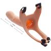 Big Size Silicone Strap On Dildo for Men Realistic Penis Extender Enlarger Male Hollow Strapon Dildo+Bullet Vibrator Sex Product