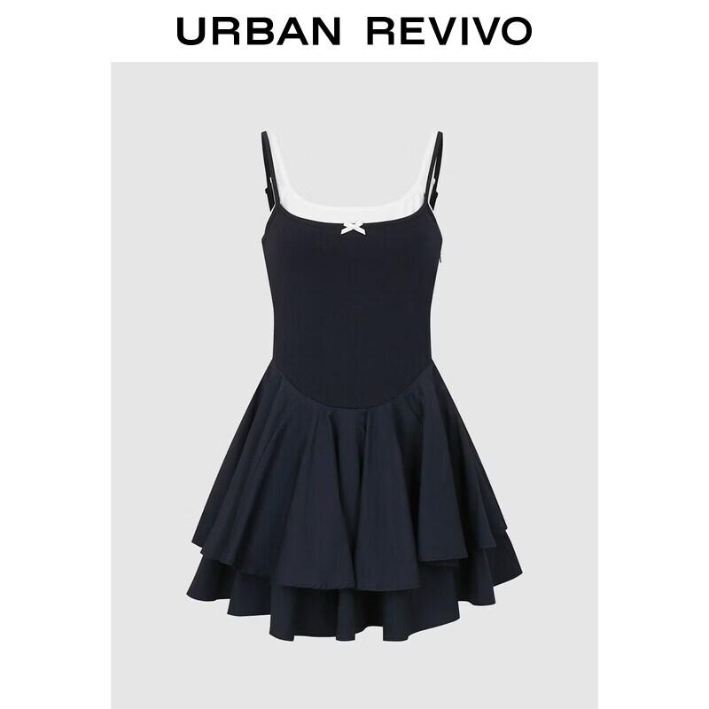 UR2026 Women s Urban Layered Mini Cami Dress L