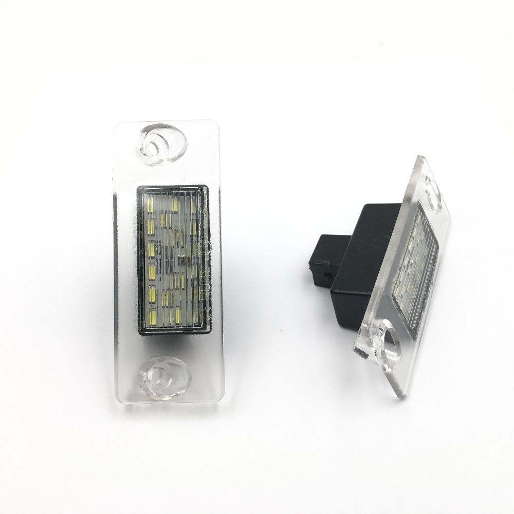 Number License Plate Light lamp 24SMD LED No Error For A5 B5 A3 8L S4 B5 AS/S3 A4/S4 Error Free