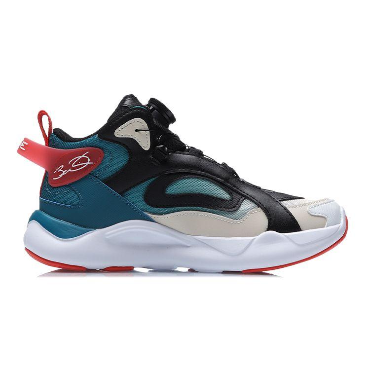 Li Ning Wade Series Sports Casual Shoes Kids Sneakers Apricot Black Blue YKCR042-3