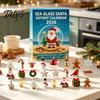 Creative Christmas Gift for Kids Advent Calendar 2026, 24 Days 2D Acrylic Tree Bear Elk Snowman Holiday Ornaments Countdown Tree, Window Home Decor