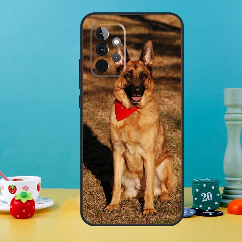 German Shepherd Dog Case For Samsung Galaxy A15 A16 A05 A26 A36 A56 A52 A53 A33 A13 A34 A54 A14 A35 A55 A22 A32