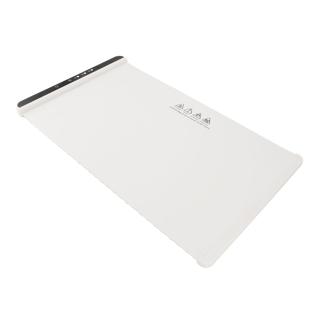 Electric Warming Tray Foldable 10 Seconds Fast Heat Intelligent Digital Display 3 Speeds