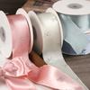 Bow Print Gift Wrapping Ribbons 10 yards Silk Ribbon Decoration Silver Foil Bow Ribbons  Gift