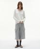 OIOI COLLECTION Cargo Bermuda Sweatpants [Melange Grey]