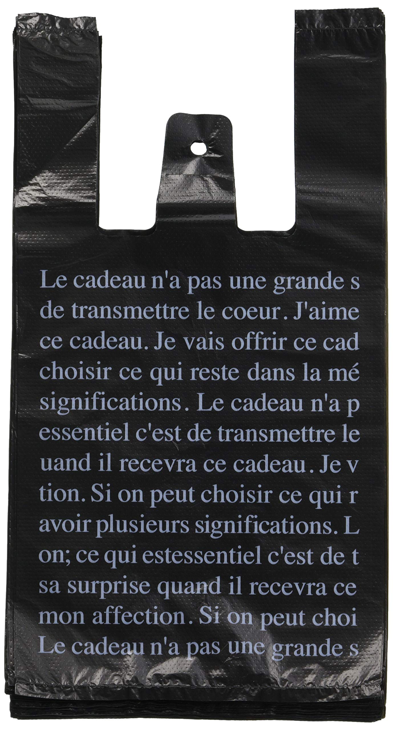 

Black French XL Shopping 45 x 75 x 20 50 with Hook HEAD S Bags, cm, count, Opaque, Hole, BFR-XL