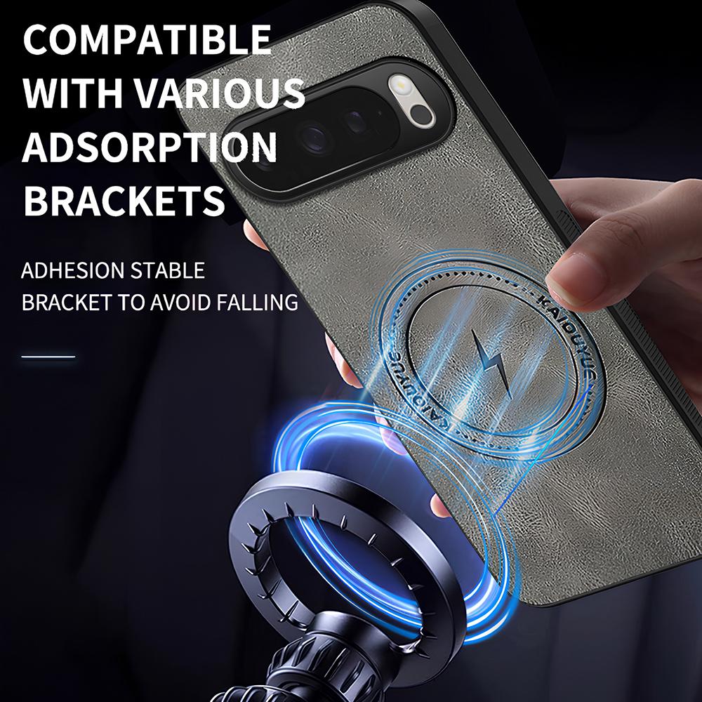 Für Google Pixel 6 7 8 9 10 Pro XL 6a 7a 8a 9a Hülle Magnetisch Mode PU-Leder Hartplastik Stoßfeste Schutzhülle für das Telefon