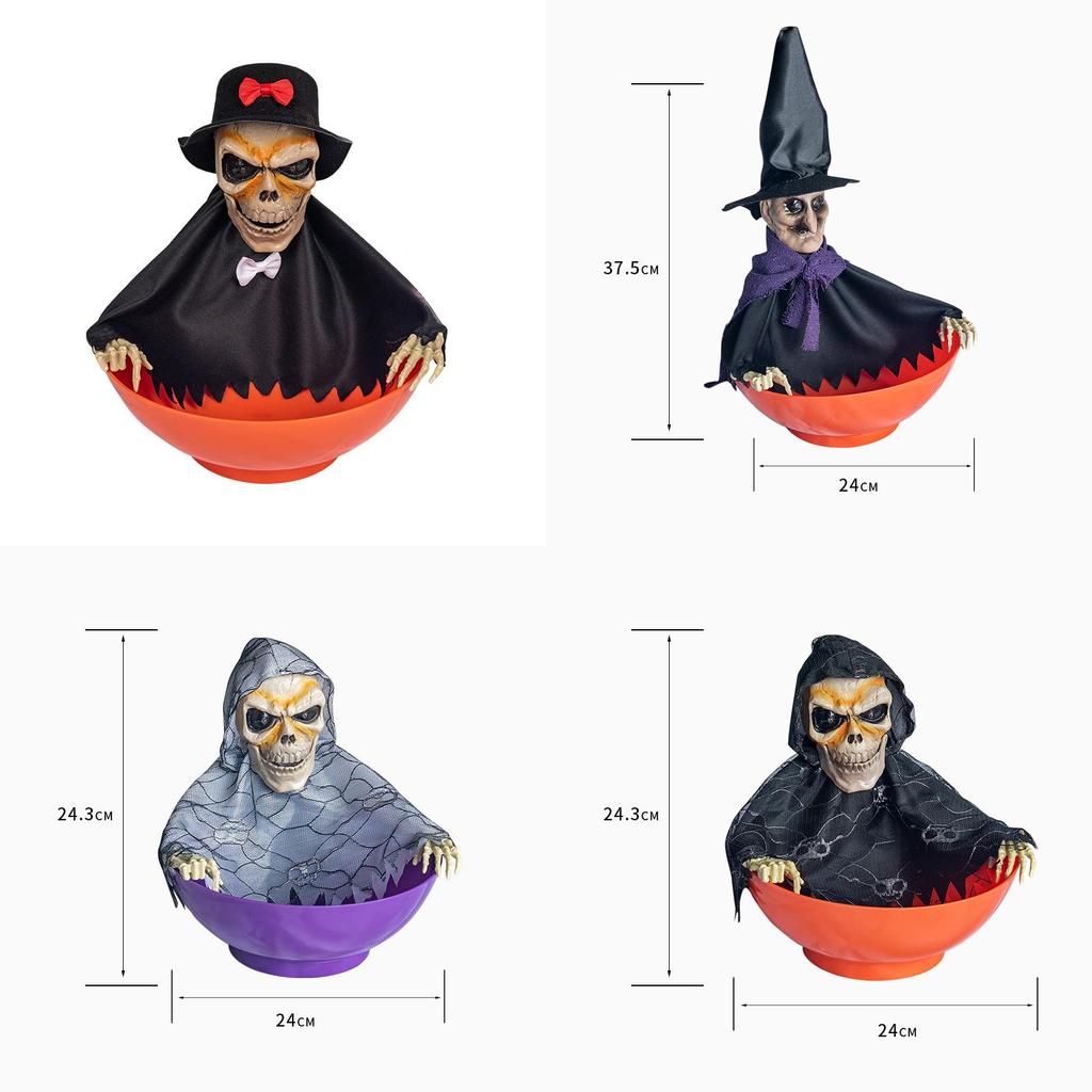 Halloween Ghost Haunted House Decor With Motionsensing Light And Sound For Spooky Party Theme