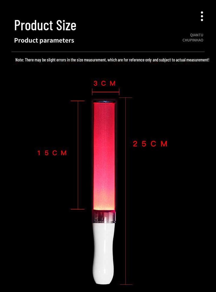 15-Color LED Anime Concert Glow Stick for New Year's Eve Party