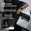 Waterproof SLR Camera Bag With Upper Lower Compartments And Color-Blocking Design Dual-Shoulder Camera Backpack