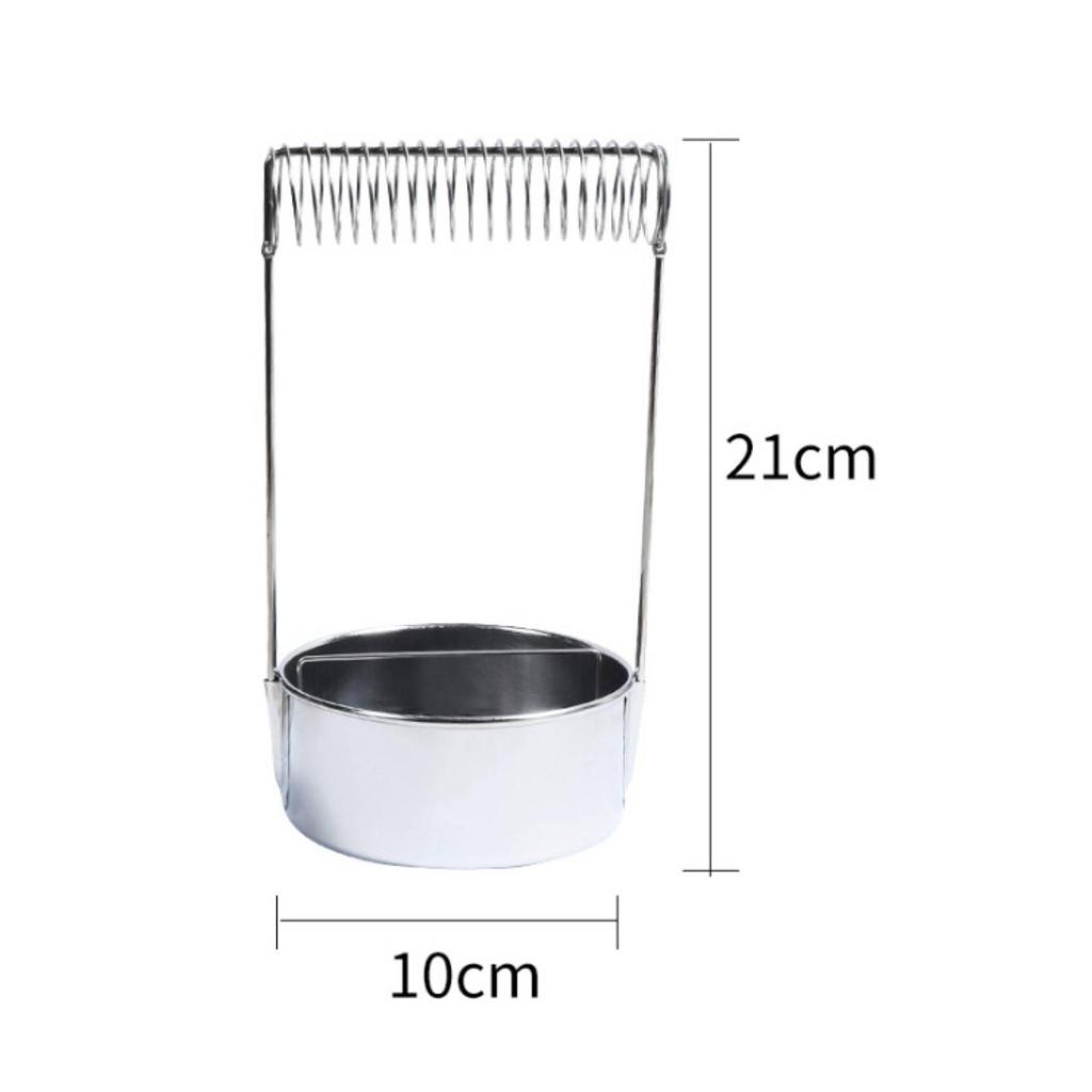 Brush Washer with Perforated Strainer Insert Compact for Oil Painters