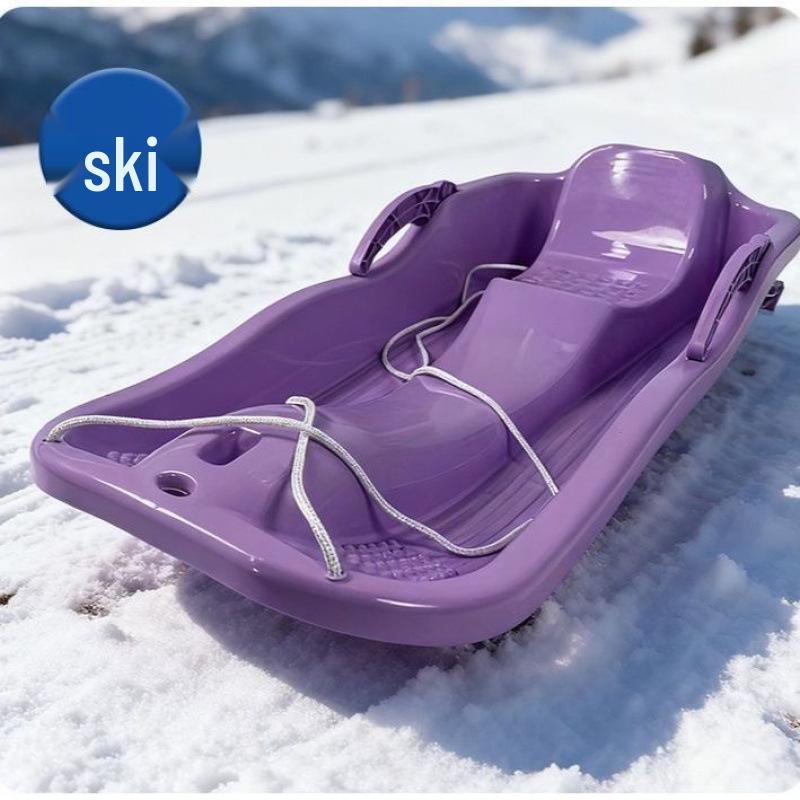 XueHui Ski & Sandboard Sled - Thickened, Cold-Resistant, Single/Double for Children & Adults