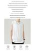 Heren 2026 Zwaar Katoenen Vest - Koreaanse Stijl Trendy Mouwloos T-shirt, Effen Kleur Casual Basislaag