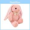 Adorable Pink Plush Bunny Mousse Stuffed Animal Cute Rabbit Cuddle Pillow Gift