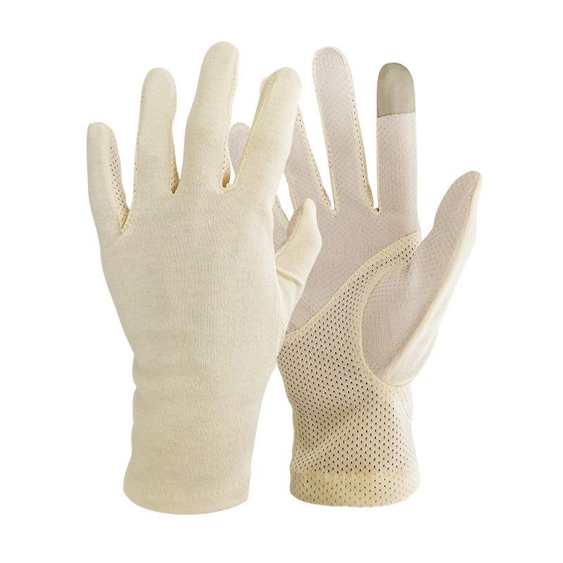 Women’s UV Protection Gloves, Full Finger Touchscreen Gloves, Breathable Thin Anti-Slip Summer Gloves for Driving Riding Outdoor