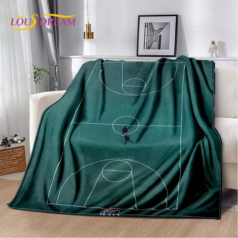 Basketball Art Cartoon Soft Plush Blanket,Flannel Blanket Throw Blanket for Living Room Bedroom Bed Sofa Picnic Cover Bettdecke