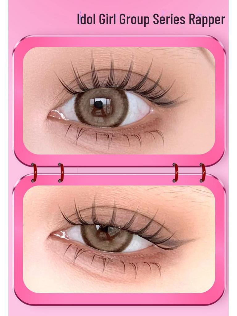 Lishu Idol Series 3: Girls Natural Look False Eyelashes - Self-Adhesive, Clustered Segments