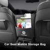 Large Capacity Car Center Console Seat Storage Bag For VW GTI Polo Passat Scirocco Tiguan T-ROC Touareg Touran CC Sportcoupe zw9