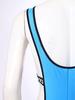 Men‘s Shiny One Piece Swim Bodysuit S-3XL Low Cut Neck Strappy Side Open Elastic Waistband Boxer Bottom for Bodybuilding Pool Training