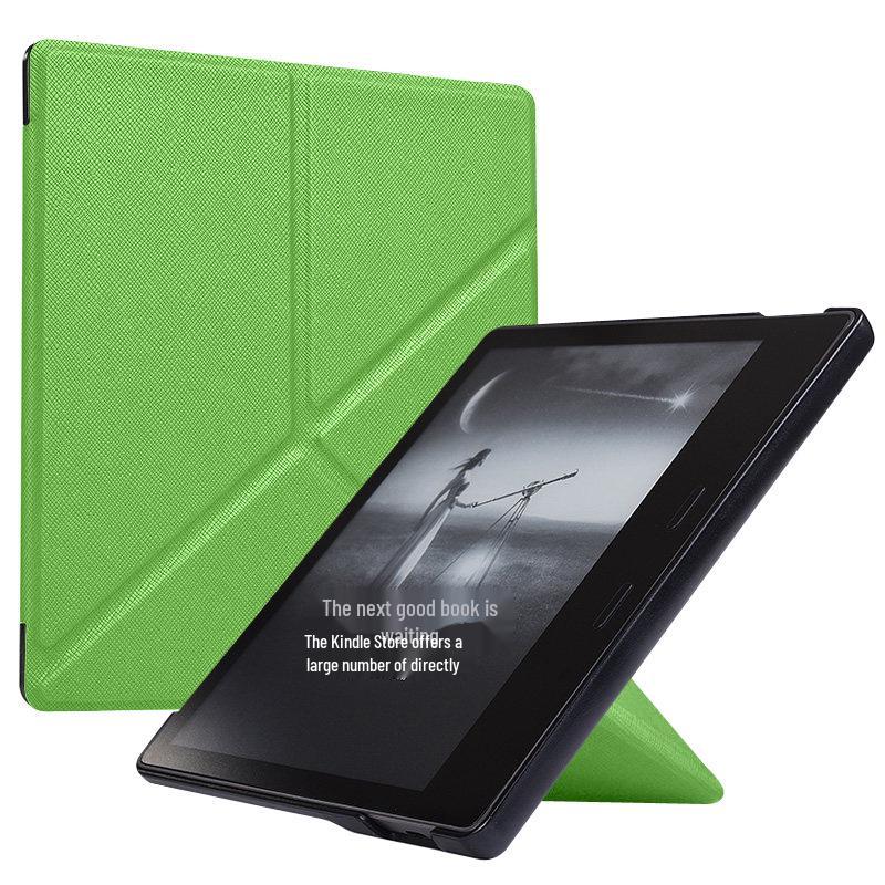 

Foldable Protective Case for Kindle Oasis 2/3, Transformable Cover for 7-Inch Kindle E-Reader. Transformable for Oasis 2/3 grass зелений колір