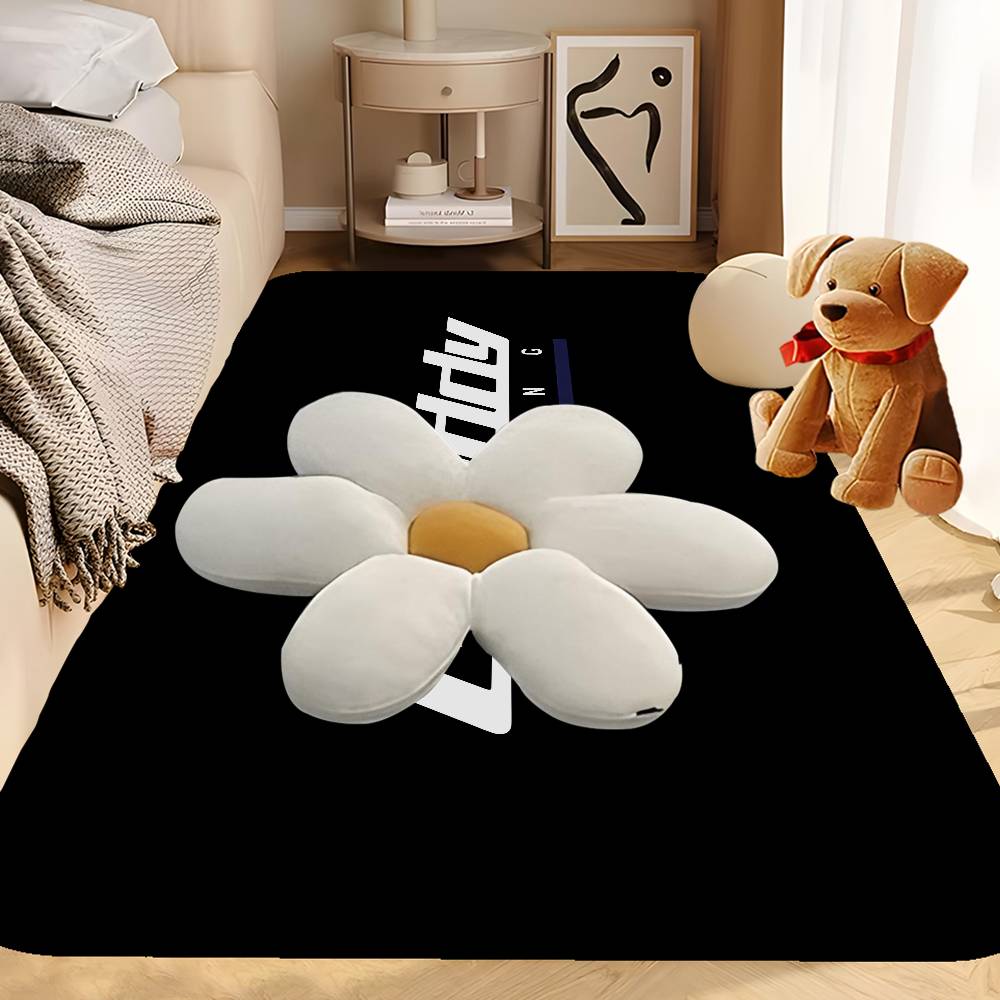 G-Greddy-Y Floor Mat INS Style Soft Bedroom Floor House Laundry Room Mat Anti-skid Household Carpets
