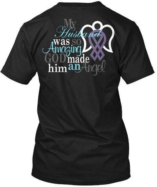

Husband Angel My Was So Amazing God Made T-Shirt in the USA Size S to 5XL 2XL