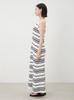 Mira Owen Border Crew Neck American Knit 09WNO252062 Women's Dress,