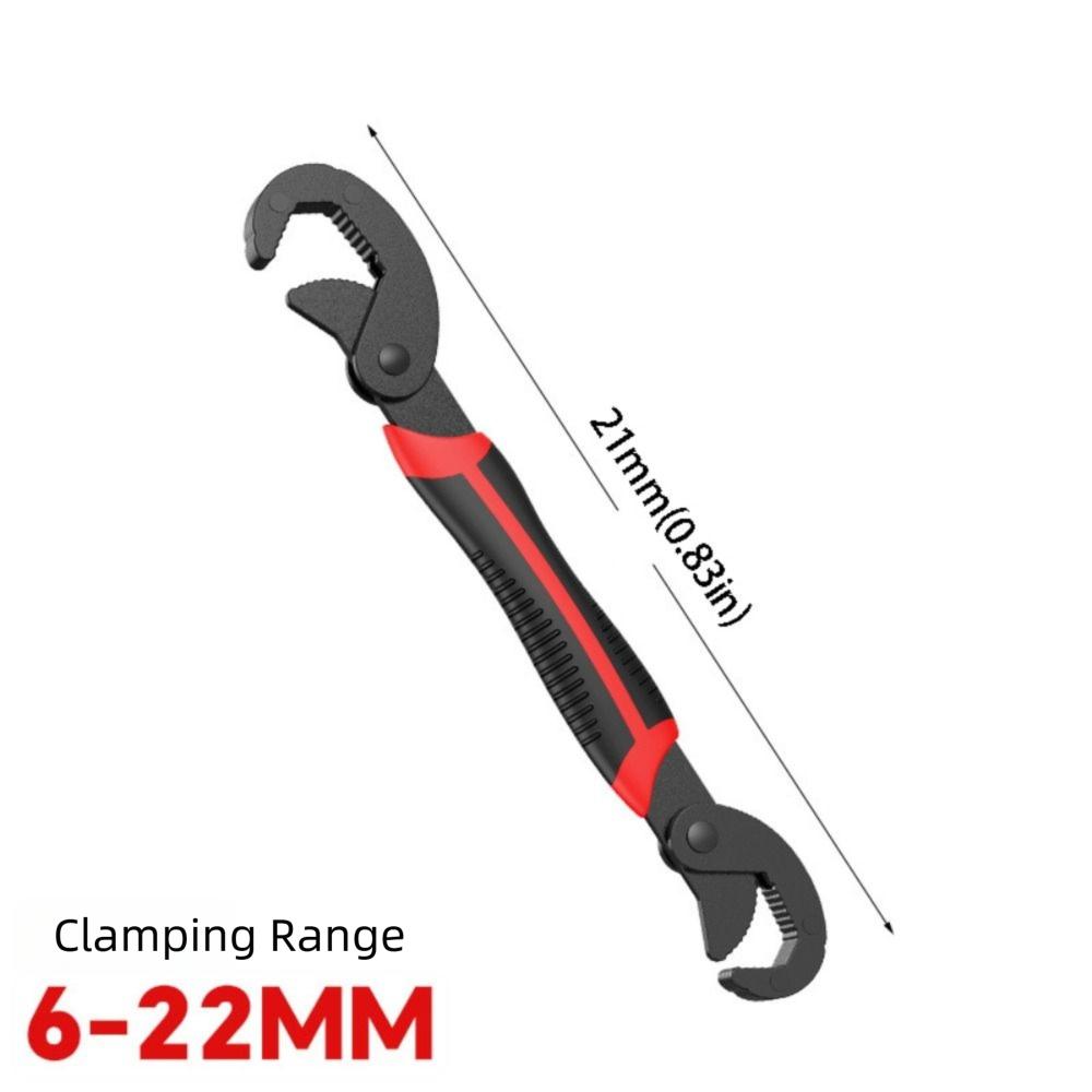 High Carbon Steel Adjustable Wrench Wear Resistant Adjustable Portable Wrench Portable Multifunctional Ratchet Wrench