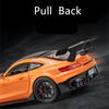 1/24 Benzs-GT GTR Alloy Racing Car Model Diecasts Metal Toy Modified Sports Car Model Simulation Sound and Light Childrens Gifts