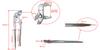 Takagi Wasserpumpenzange mit 250 mm Hergestellt in Verstellbar Hält Rohre bis zu 51 mm Außendurchmesser Sicher Flachkopf Sanitärwartungsschraubendreher, TKWP-250, Japan,