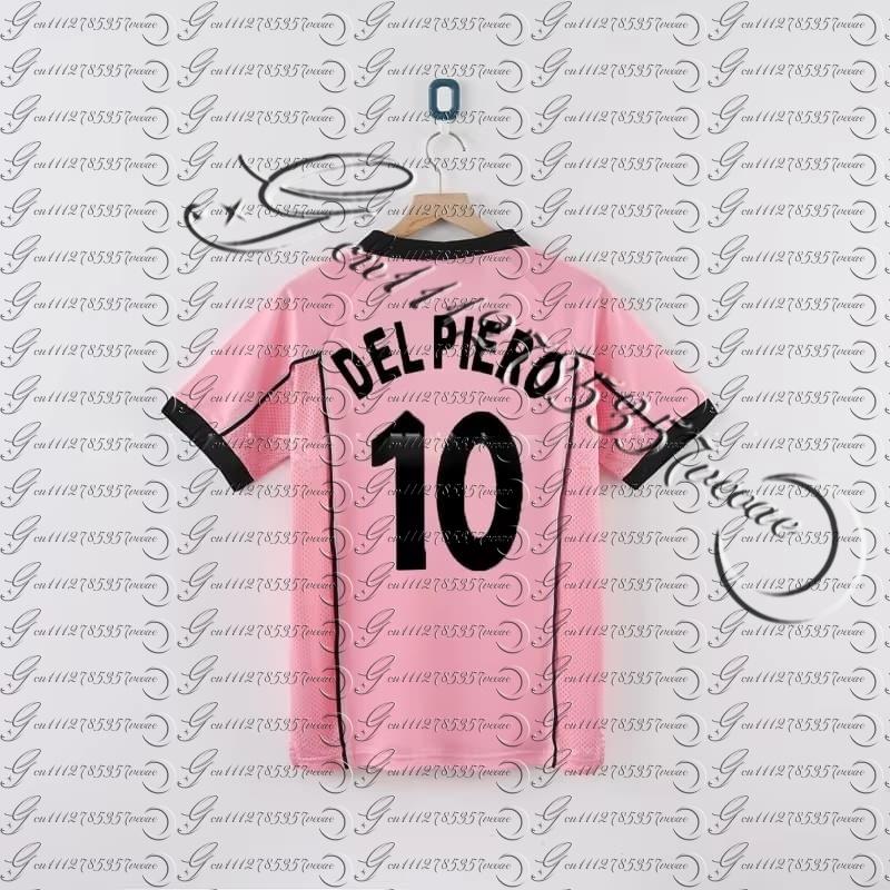 Classic Retro Jersey Soccer Uniform Juventus Del Piero Baggio Zidane Pirlo Ronaldo Fan Edition Sportswear FamilyMatching Unisex