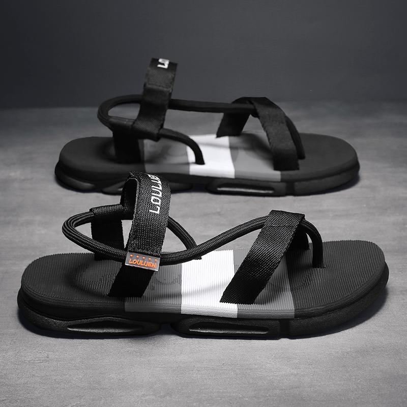 Fashion Men's Shoes Sandals Summer New Slippers Non Slip Men's Beach Shoes Sandals Summer Men's Outdoor Fashion Trend Non Slip Slippers