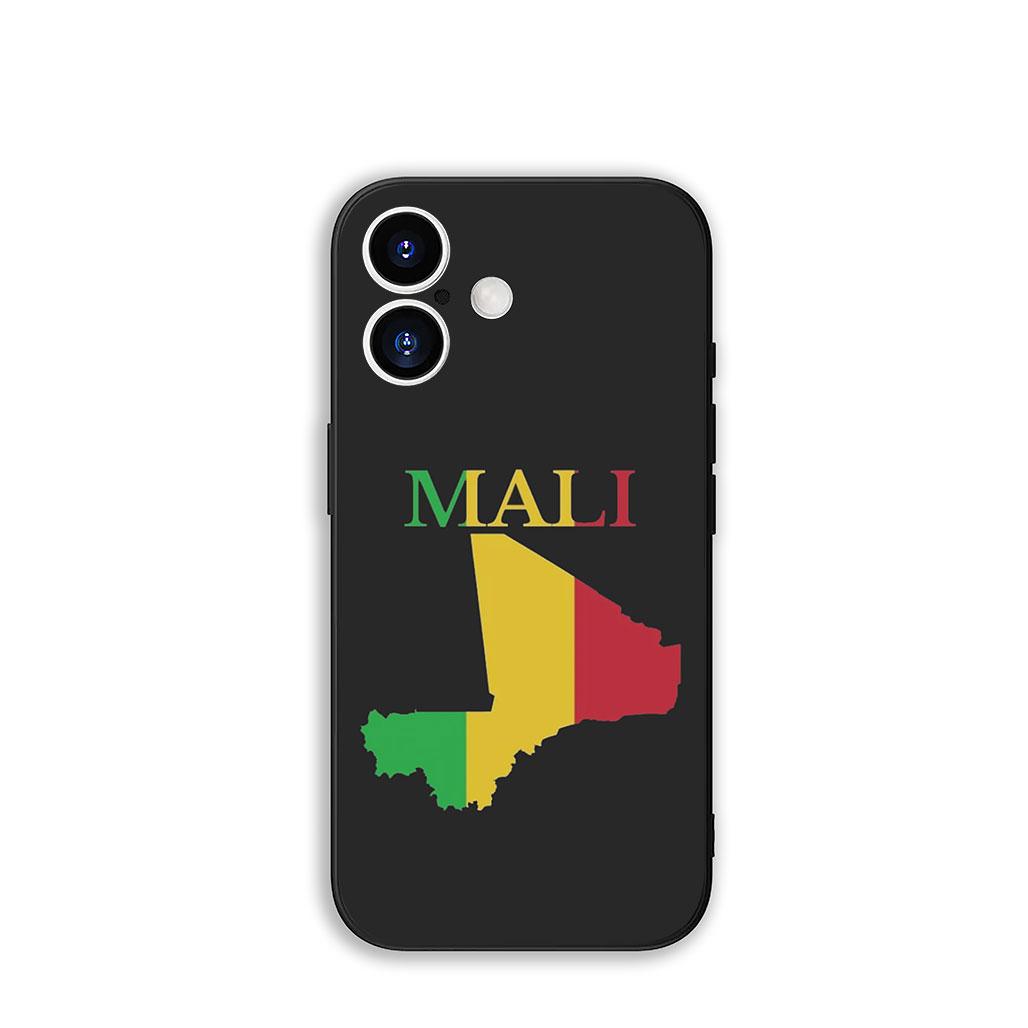 

Phone Cover Mali Flag Map Casing for Apple iPhone 17 16 11 Pro XS Max XR 6 7 8 Plus + 16E SE 2020 Air 5 8+ Case iPhone Air