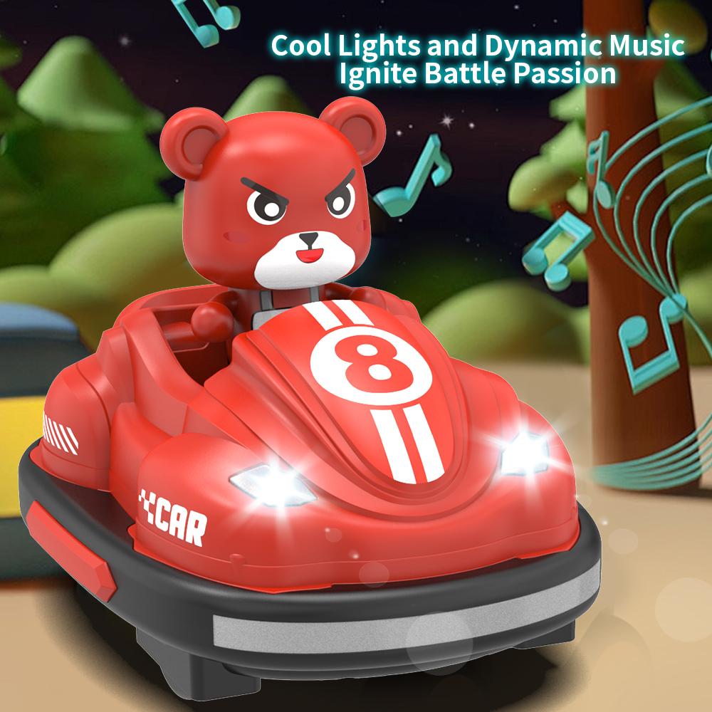 JJRC Q195 New Children Interactive Toy light Music Bumper Car Two Soccer Match Interactive Remote Control Car