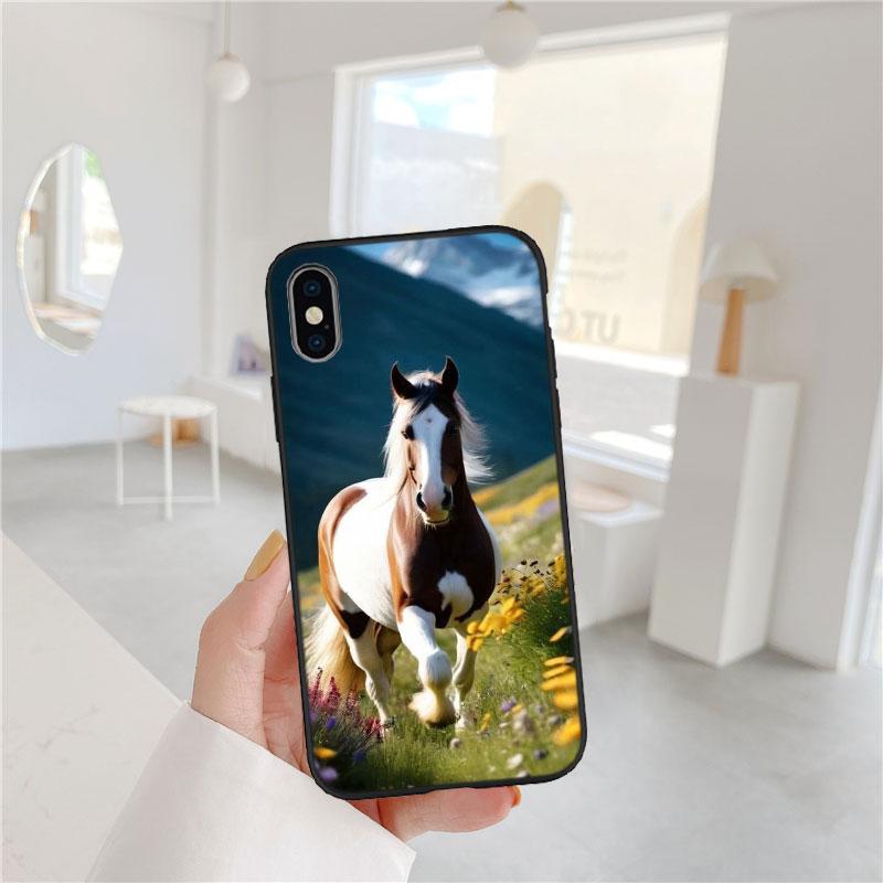 FM22 Fine Horse Phone Case for Samsung Galaxy A11 A12 A13 A15 A52S A53 A55 A56 A70 A71 A72 A73 F06 F16 F56 S10 Plus S10e