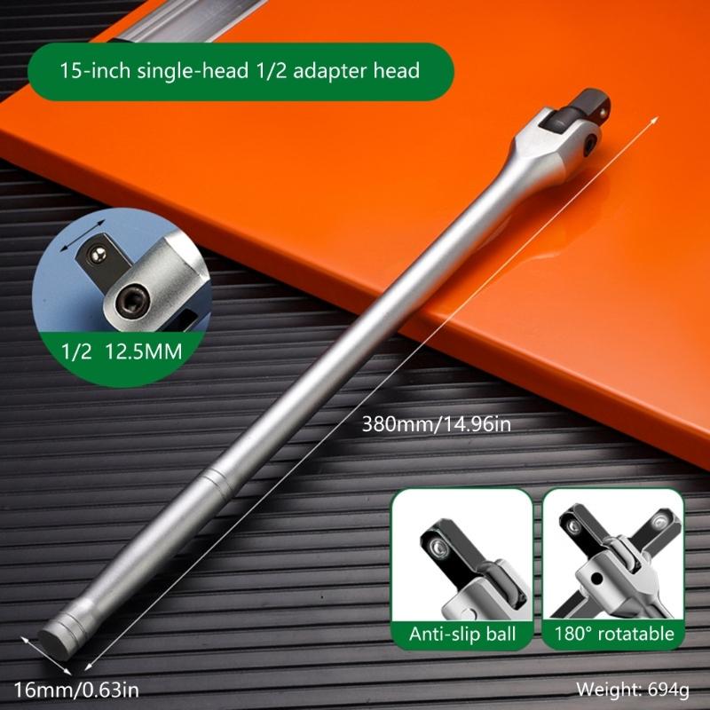 High Strength Ratcheting Socket Wrench Spanner 72 Tooth Mechanism 100Nm Torques for Automotive Repair Tightening Tasks