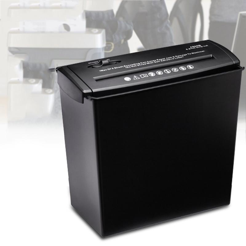 10L 5 Sheet 220V Cross-Cut Paper/Credit Card/Staples Shredder / Basket Home Office