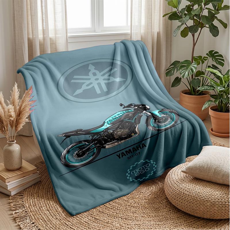 motorcycle KRM DUKE Theme blanket Soft Flannel Blanket Plush Throw Blanket Cozy Sofa Bed Blanket for Home Decor