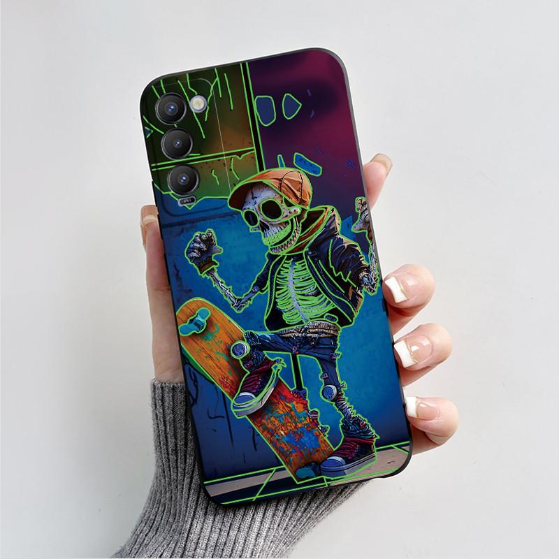 For Tecno Camon 18P Phone Case Shockproof Cover Cute Cartoon Love Heart Soft Funda For Tecno Camon 18 Premier Camon18 18i Bumper