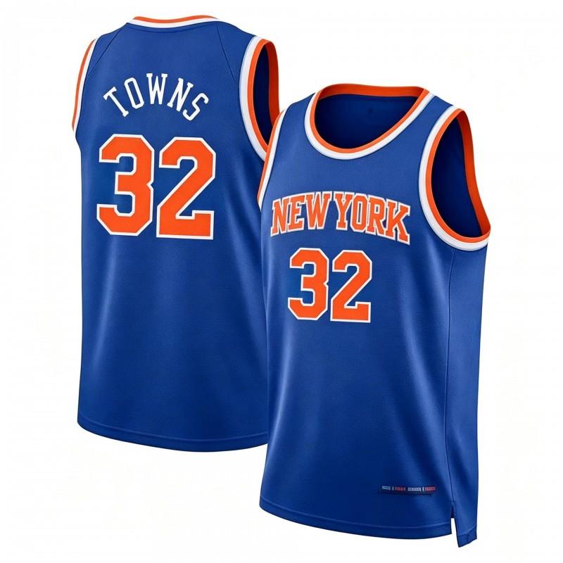 Mens NBA Basketball Jersey Sleeveless Custom11 Brunson 33 Ewing 32 25 Bridges Team Fan Apparel