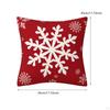 18x18inch Christmas Cushion Cover for Bedroom Holiday Decor