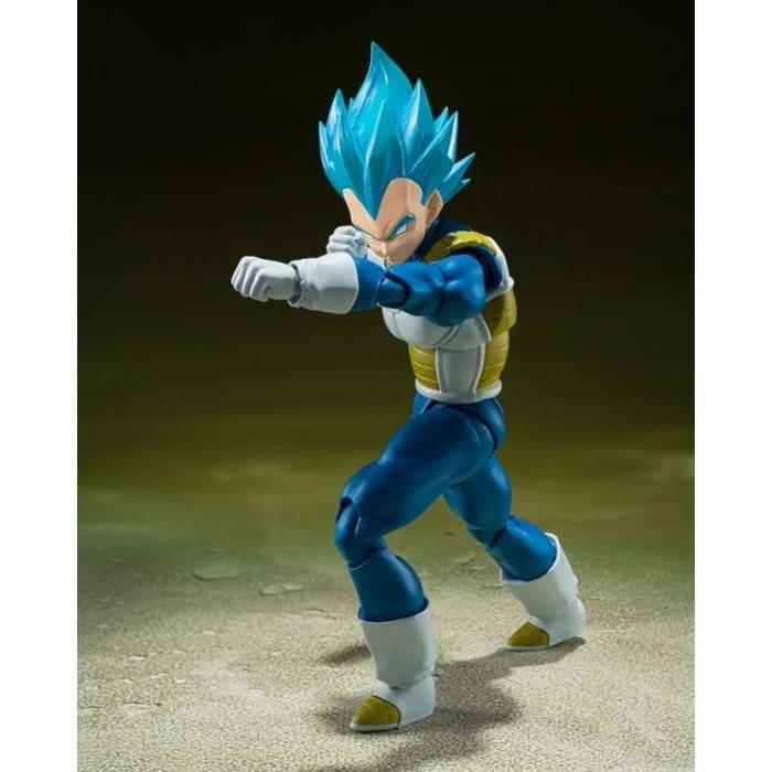 Figur - TAMASHII NATIONS - S.H. Figuarts - Super Saiyan Gott Vegeta - Sehr beweglich - Zubehör enthalten